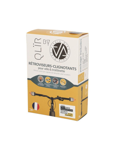 Rétroviseur vélo / trottinette clignotant