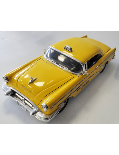 BUICK CENTURY TAXI YELLOW CAR 1955 MIRA 1/18 SANS BOITE