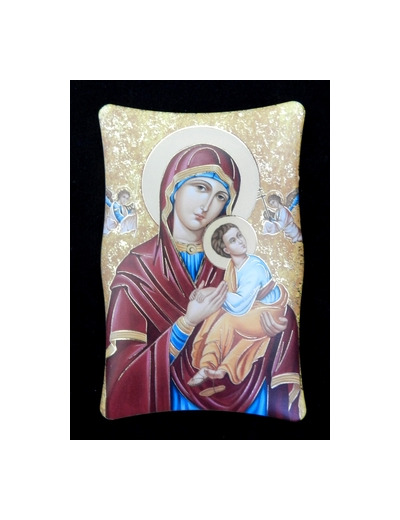 Plaque à poser en résine 10x7cm- PERPETUEL SECOURS