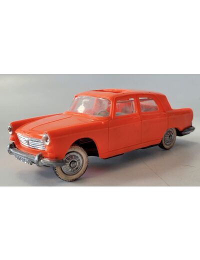 PEUGEOT 404 ORANGE CLAIR SERVO DIRECTION NOREV PLASTIQUE 1/43 SANS BOITE