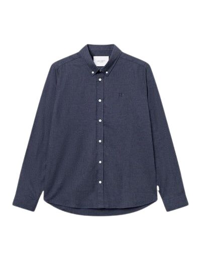 Chemise LES DEUX Desert Reg Dark Navy Melangé