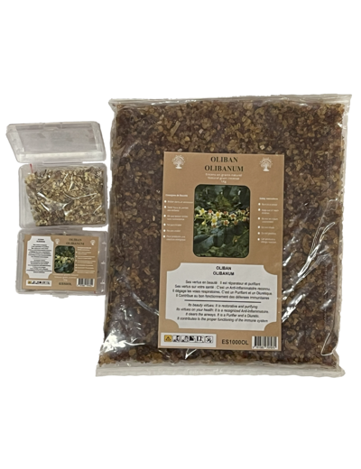 Encens en Grains Oliban - Boite transparente de 50gr