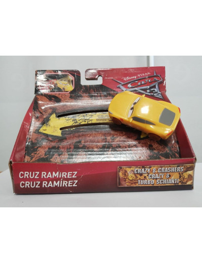 FIGURINE CARS 3 CRUZ RAMIREZ CRAZY 8 de chez MATTEL