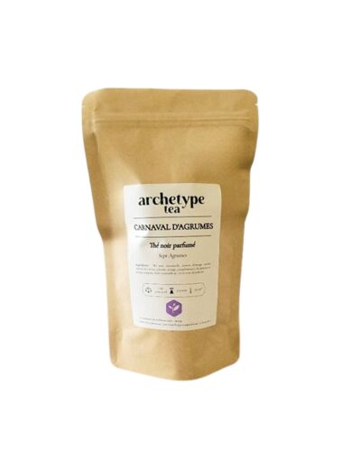 Carnaval d'agrumes-Thé noir parfumé 100g-Archetype Tea