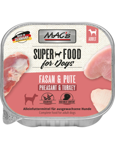 MAC'S Chien, Faisan & Dinde - 150G