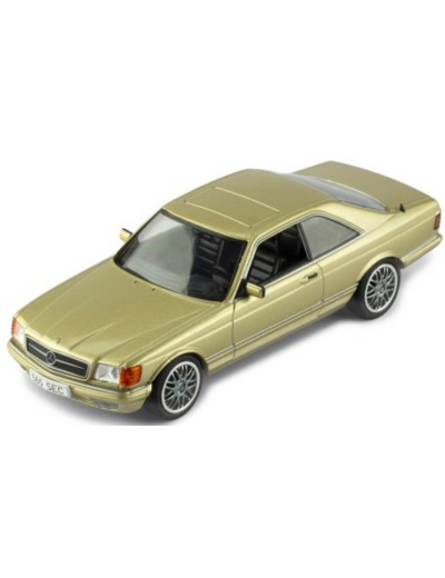 IXO 1/43 - Miniature Mercedes 500 SEC 1981 Beige métallisé