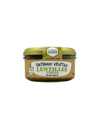 Tartinade végétale Lentilles Vertes