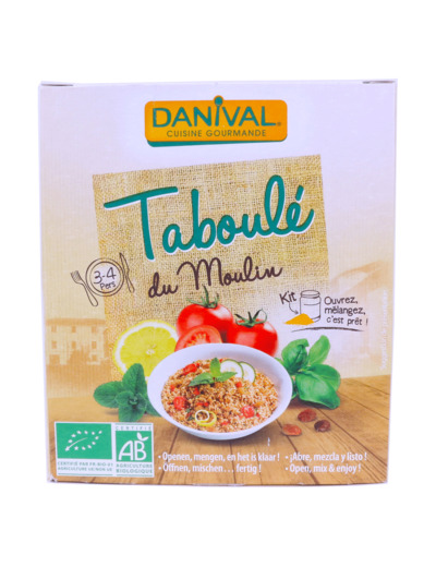 Taboulé du Moulin Kit Bio Bocal 500g Sachet 120g