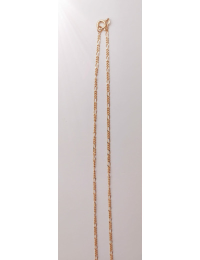 Collier 45cm en Plaqué Or - FIGARO