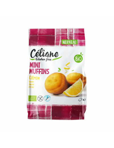 Mini Muffins Citron Bio sans gluten-200g-Céliane