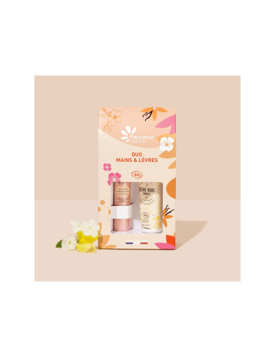Duo stick lèvres et crème mains Vanille
