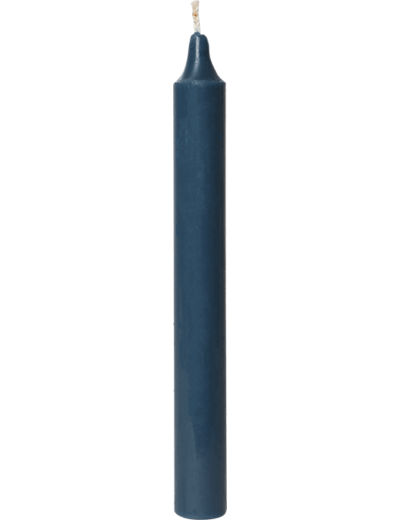 Bougie teintée masse - BLEU D2,1 x Ht20cm
