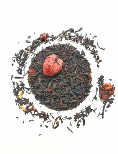 Thé noir Fraise Framboise BIO