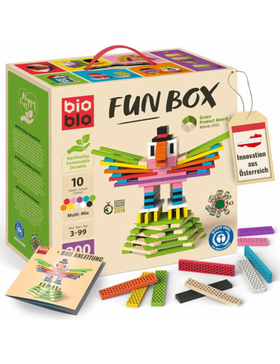 FUN BOX 200 BRIQUES - 200 BRIQUES 10 COULEURS