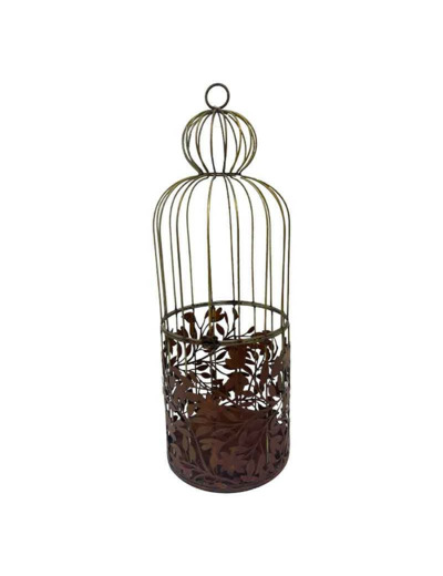 Cage plantes feuillages 51x27x71cm