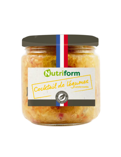 Cocktail de légumes lactofermentés-380g-Nutriform