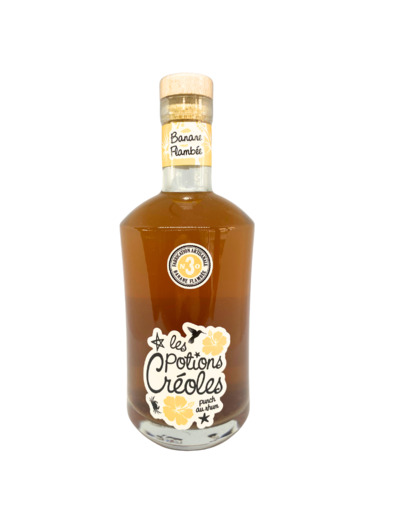 Le rhum arrangé – banane flambée