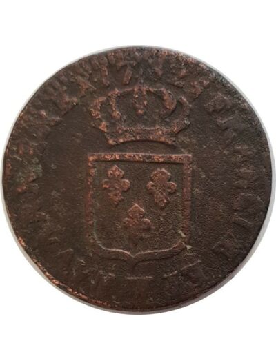 LOUIS XVI (1774-1792) 1 SOL 1782 W (Lille) TB