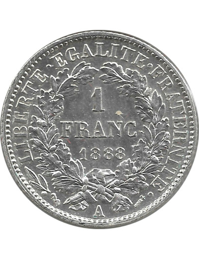 FRANCE 1 FRANC CERES 1888 A etat SUP-