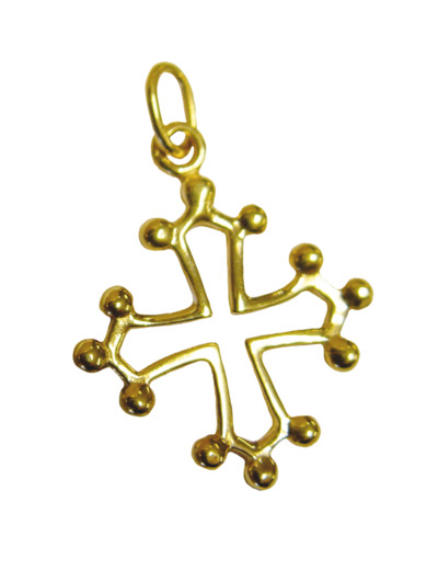 Croix en Plaqué Or 20mm - OCCITANE