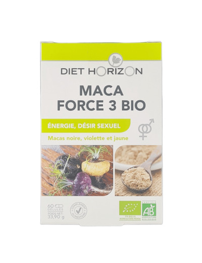 Maca Force 3 Bio 60 Gélules