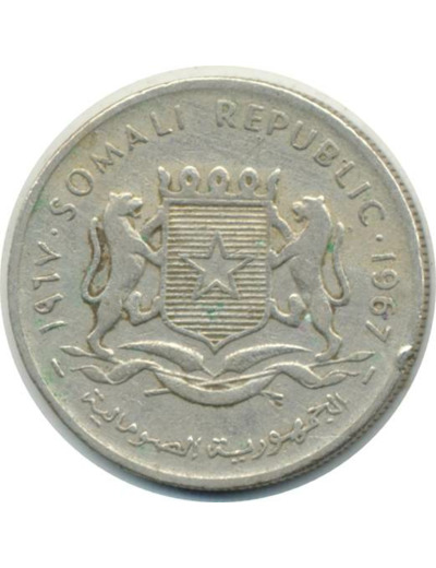 SOMALIE 50 CENTESIMI 1967 TB+ (W8)