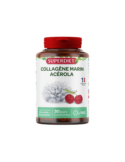 Collagène marin et Acérola 180 comprimés