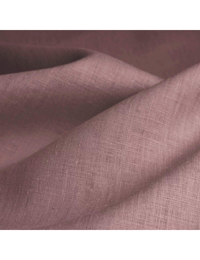 LIN LAVÉ MAUVE GRISÉ au mètre