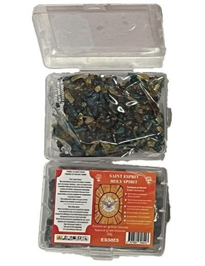 Encens en Grains Saint Esprit - Boite transparente de 50gr