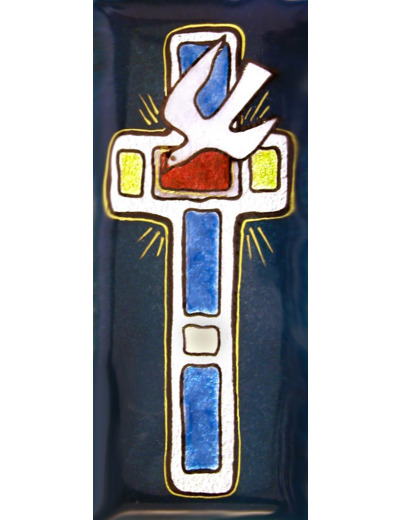 Croix de Sr Thérèse 12X5cm - EMAUX DU LIBAN