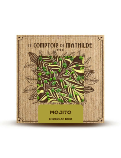 Tablette Façon Mojito - Chocolat noir - 80G