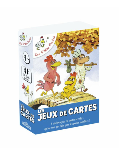 LES P'TITES POULES - LES JEUX DE CARTES