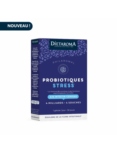 Probiotiques Stress Axe Intestin Cerveau-30 jours-Dietaroma