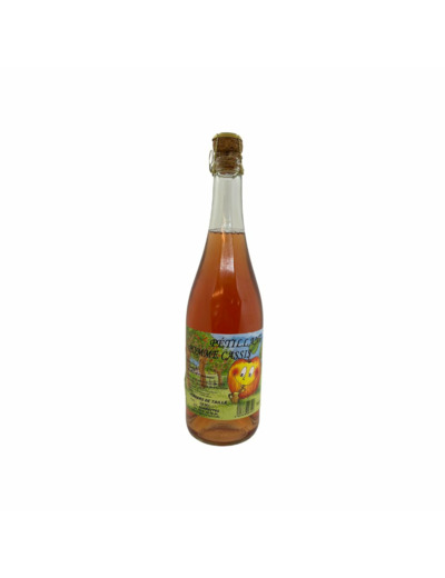 Jus de pomme pétillant cassis 75 cl