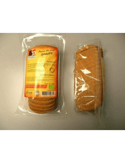 Pain de mie epeautre tranche 350g CC Cyril Pinabel