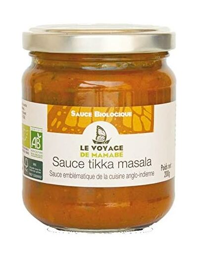 Sauce tikka masala 200g Le Voyage de Mamabe