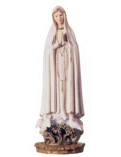 ND de Fatima 15 cm polychrome peinte main PVC
