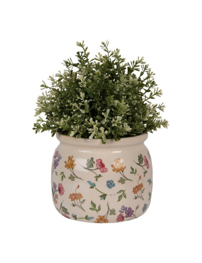 Pot de fleurs coloré céramique 16x16x13cm