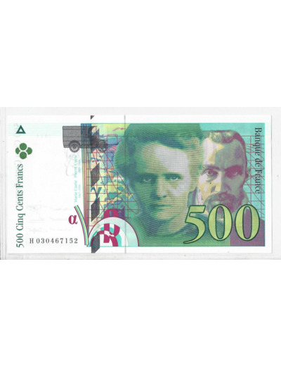 FRANCE 500 FRANCS P. M CURIE H 0304671-- 1994 NEUF