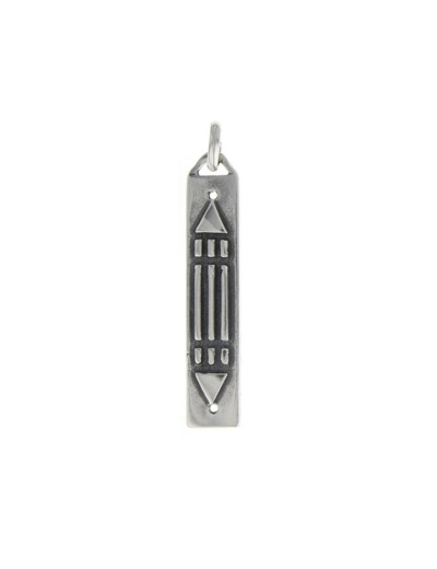 Pendentif Barre atlante argent