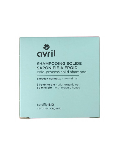 Shampooing solide saponifié à froid Cheveux normaux 100g