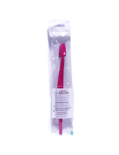 Brosse À Dents Rose Adultes Médium-Souple Éco