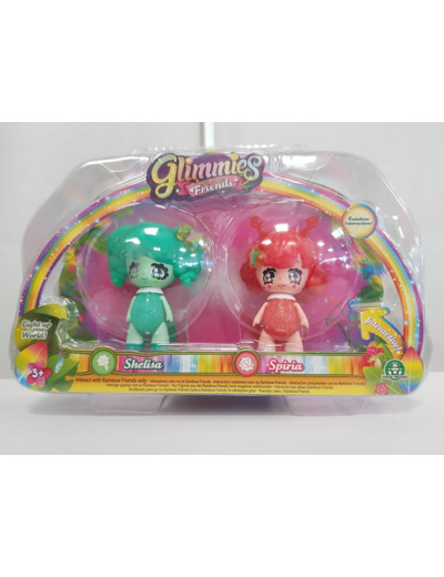 GLIMMIES RAIMBOW FRIENDS SHELISA et SPIRIA de chez GIOCHI PREZIOSI