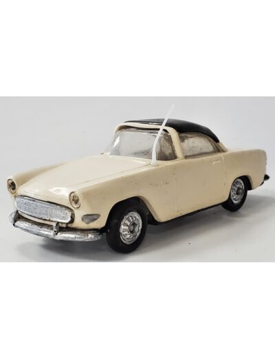 SIMCA PLEIN CIEL BLANCHE TOIT NOIR NOREV PLASTIQUE 1/43 SANS BOITE