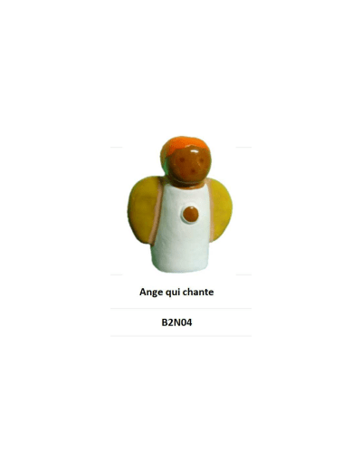 Santon ANGE QUI CHANTE