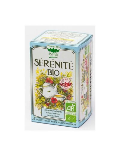 Tisane Sérénité Bio aux Fleurs 20 sachets 32g