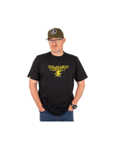 tee shirt distressed logo black