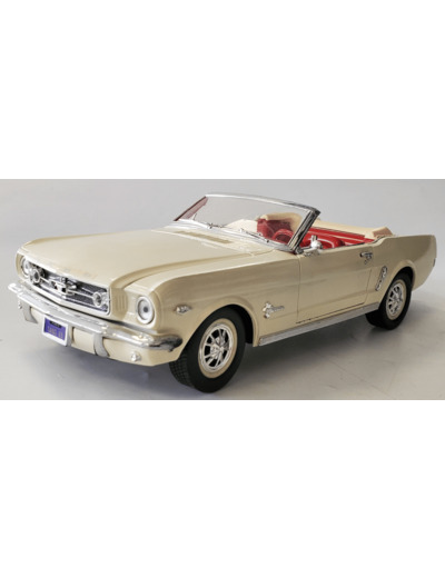 FORD MUSTANG CABRIOLET 1964 1/2 MIRA BEIGE 1/18 SANS BOITE