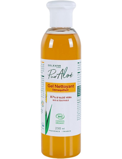 Gel nett demaquillant aloe vera 250ml PurAloe