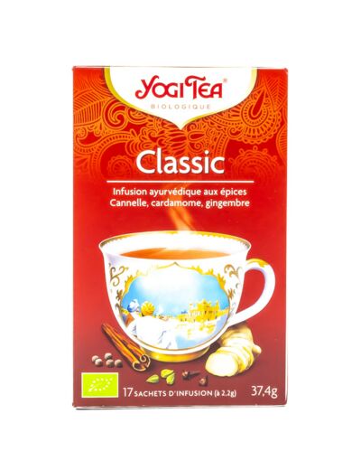 Infusion Ayurvédique aux Épices Classic Bio 17 sachets